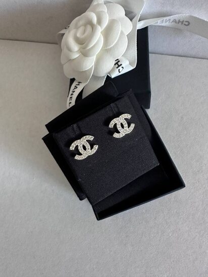 Серьги Chanel Полный комплект &#x1f381;