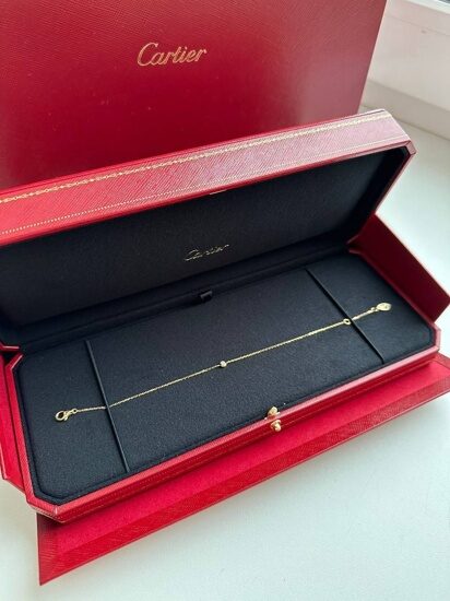 Cartier Новый браслет D’amour XS❗️Полный комплект. Отлично на &#x1f381;  Желтое золото